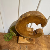 Enchanted wooden Décor - C shaped - AVRS FURNITURE